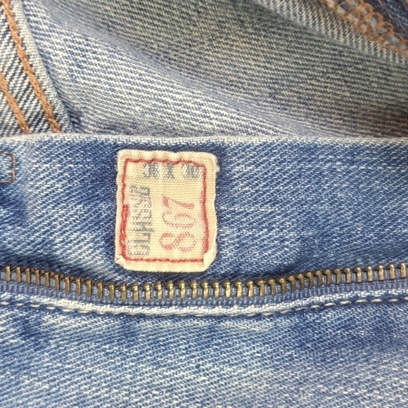 Polo by Ralph Lauren classic 867 straight leg men's 36/30 light wash blue jeans - Picture 6 of 9